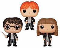 0 Harry, Ron & Hermione 3 Pack Harry Potter Funko pop