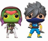 4 Gamora vs Strider 2 Pack FYE Exclusive Marvel Vs. Capcom Funko pop