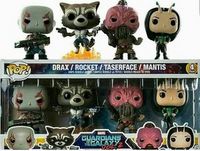 0 Drax, Rocket, Taserface and Mantis Costco Marvel Comics Funko pop