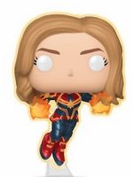 446 Captain Marvel Glow in the Dark Marvel Collector Corps MCC Marvel Comics Funko pop