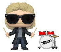 166 Frank Beard with Drum Kit ZZ Top Rocks Funko pop